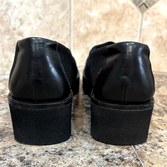 Donald Pliner Black Textile Knit Lug Sole Loafer Size 7 1/2 - Picture 5 of 9